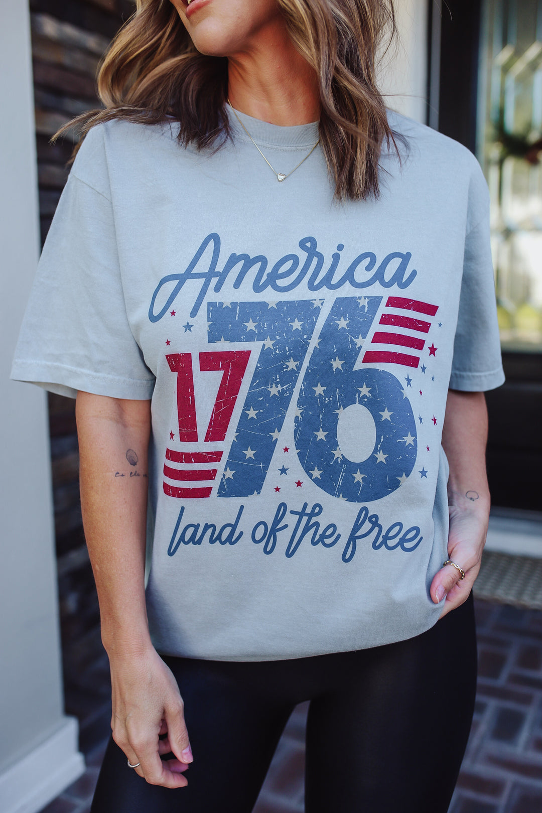 1776 Land of the Free Short Sleeve Tee – Abela Story